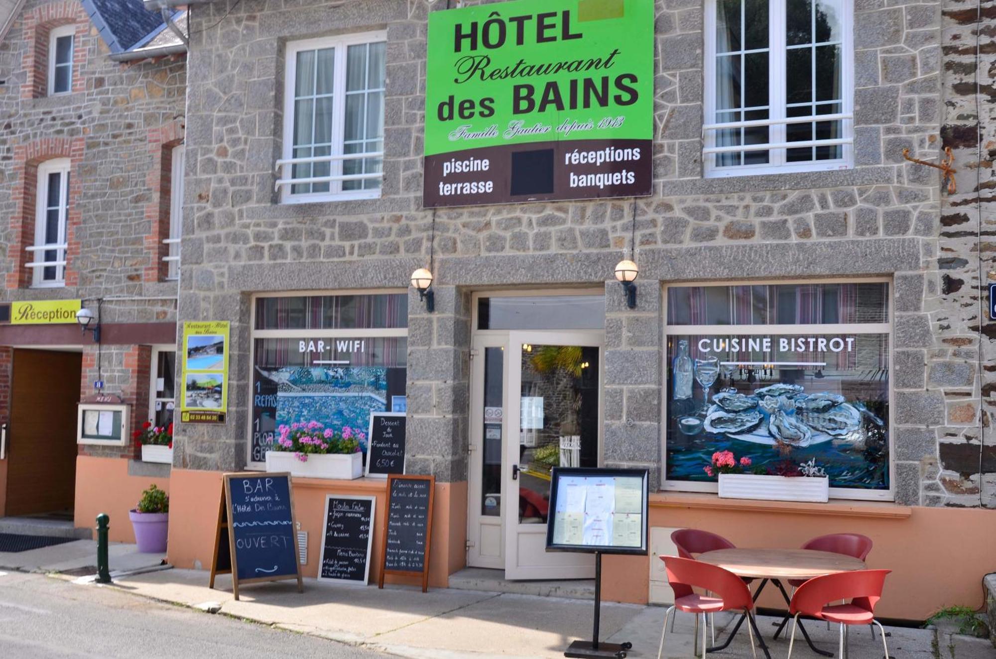 Hotel Des Bains Saint-Jean-le-Thomas Eksteriør bilde